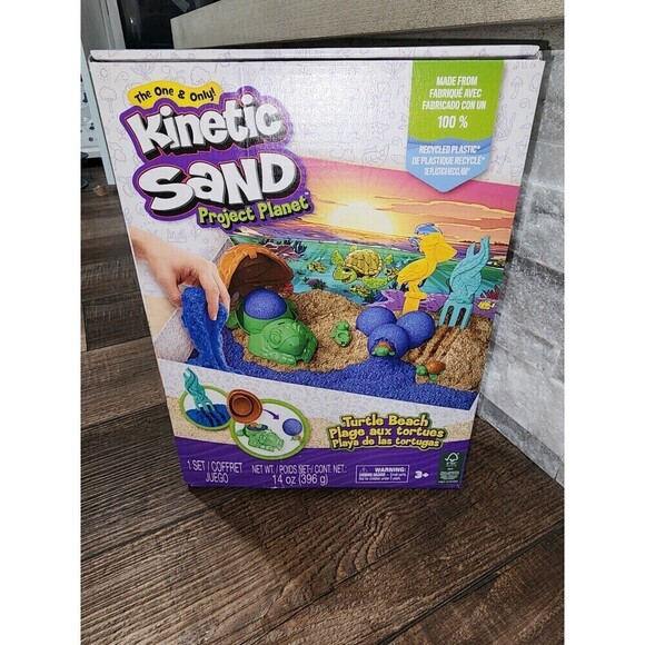 Kinetic Other - Kinetic Sand Project Planet Turtle Beach Set